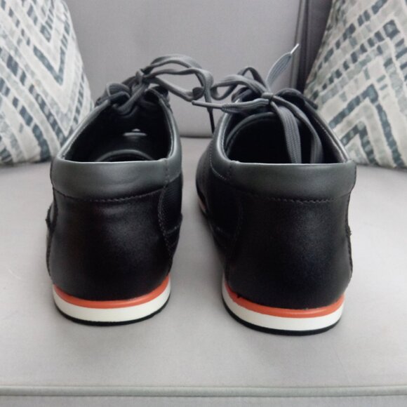 Nielsen and Christiansen grey/black leather sneakers sz 43 sz 9.5-10 - Picture 5 of 13